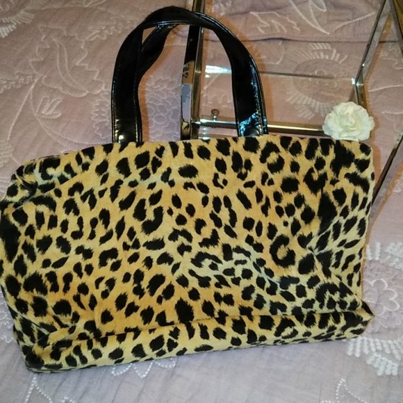 Dior Leopard 🐆 Double Zip 💜 Carry All 👛 - Picture 2 of 10